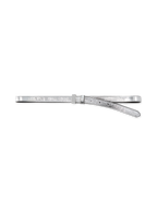 Veronica Beard Dash Leather Belt Silver