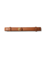 Veronica Beard Anchor Leather Belt Hazelwood