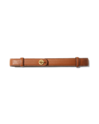 Veronica Beard Anchor Leather Belt Hazelwood