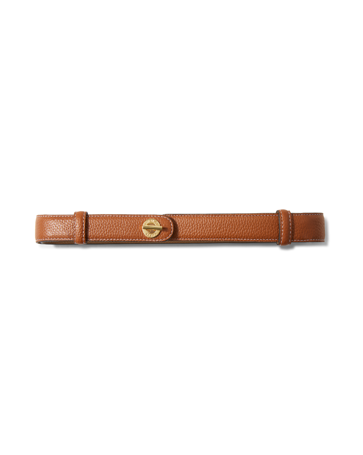 Veronica Beard Anchor Leather Belt Hazelwood