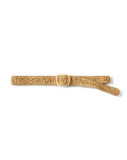 Veronica Beard Loop Raffia Belt - Natural
