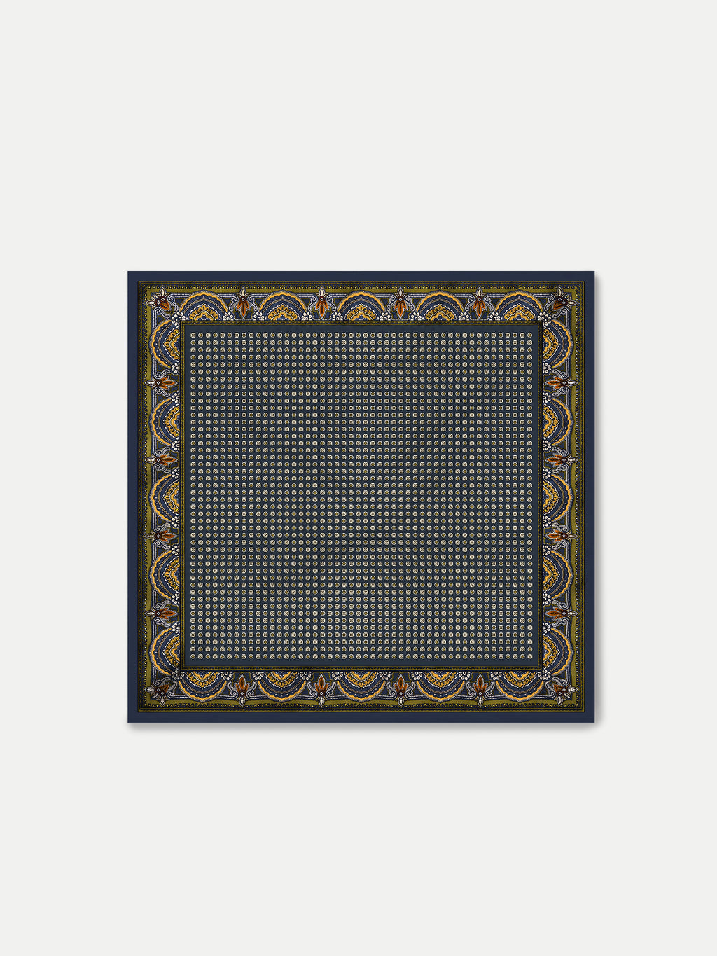 Veronica Beard Sava Scarf - Navy Heritage Multi