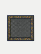 Veronica Beard Sava Scarf - Navy Heritage Multi