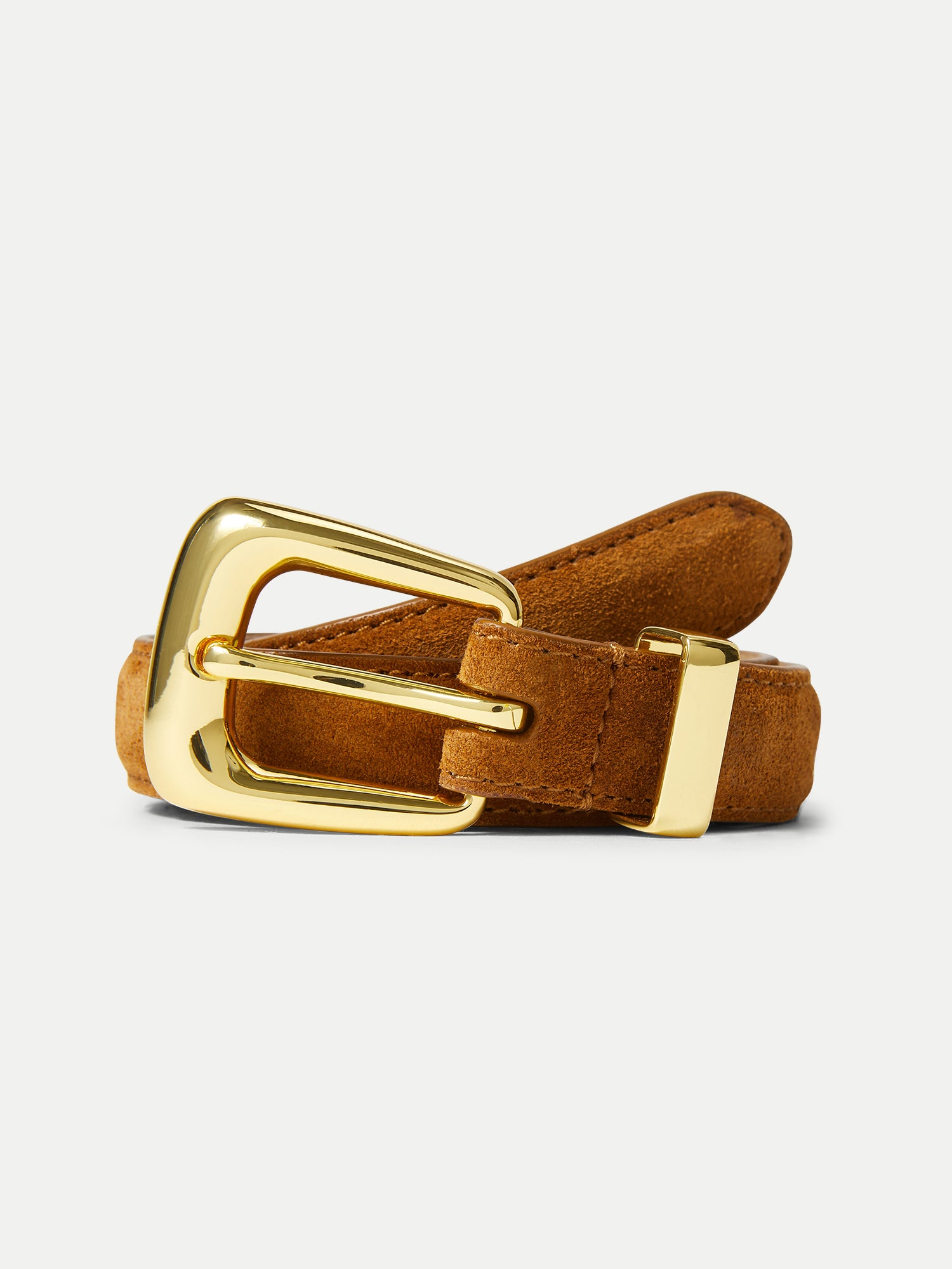 Slim Arch Suede Belt