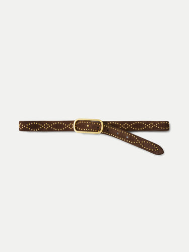 Ceinture à boucle cloutée