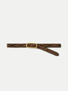 Ceinture à boucle cloutée