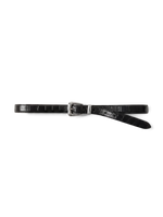 Ceinture arche en similicuir embossé crocodile Slim