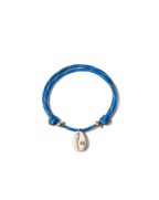 Veronica Beard Niley Cowrie Shell Anklet Blue