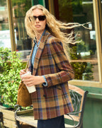 Veronica Beard Oria Wool Dickey Jacket - Russet Multi