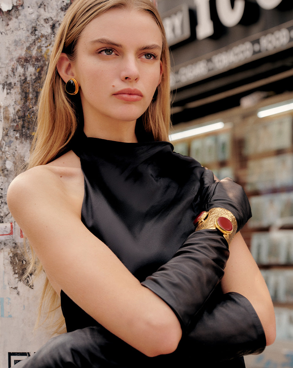 Veronica Beard Ajourée II Carnelian Cuff