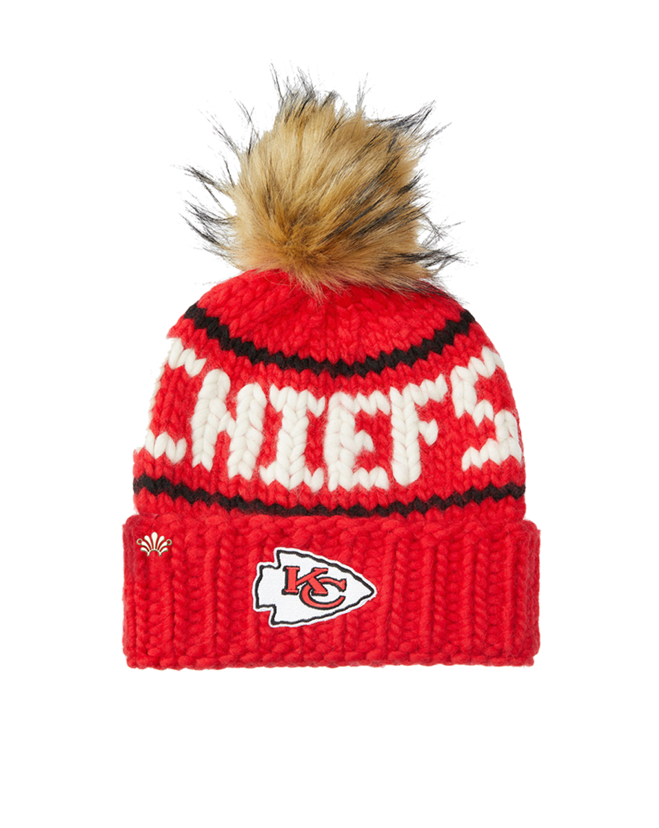 Veronica Beard Kansas City Chiefs Beanie Red