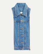 Veronica Beard Slate Denim Dickey - Denim Blue