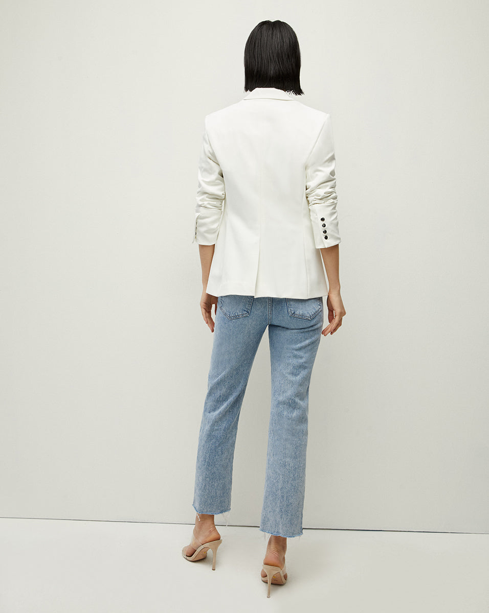 Veronica Beard Iconic Scuba Dickey Jacket - White