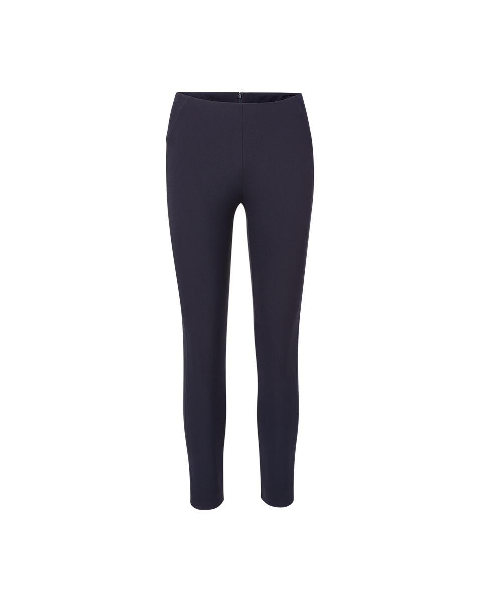Veronica Beard Scuba Slim-Fit Pant - Navy