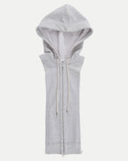 Veronica Beard Hoodie Dickey - Heather Grey