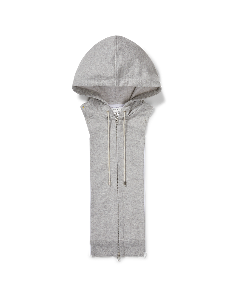 Veronica Beard Hoodie Dickey - Heather Grey