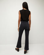 Veronica Beard Kellen Twist-Front Sweater - Black