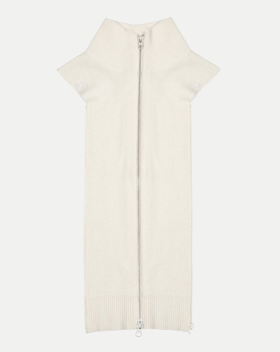 Veronica Beard Uptown Cashmere Dickey - Ivory