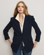 Veronica Beard Uptown Cashmere Dickey - Ivory
