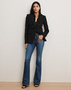 Veronica Beard Miller Single-Breasted Dickey Jacket - Black