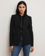 Veronica Beard Cashmere Hoodie Dickey - Black
