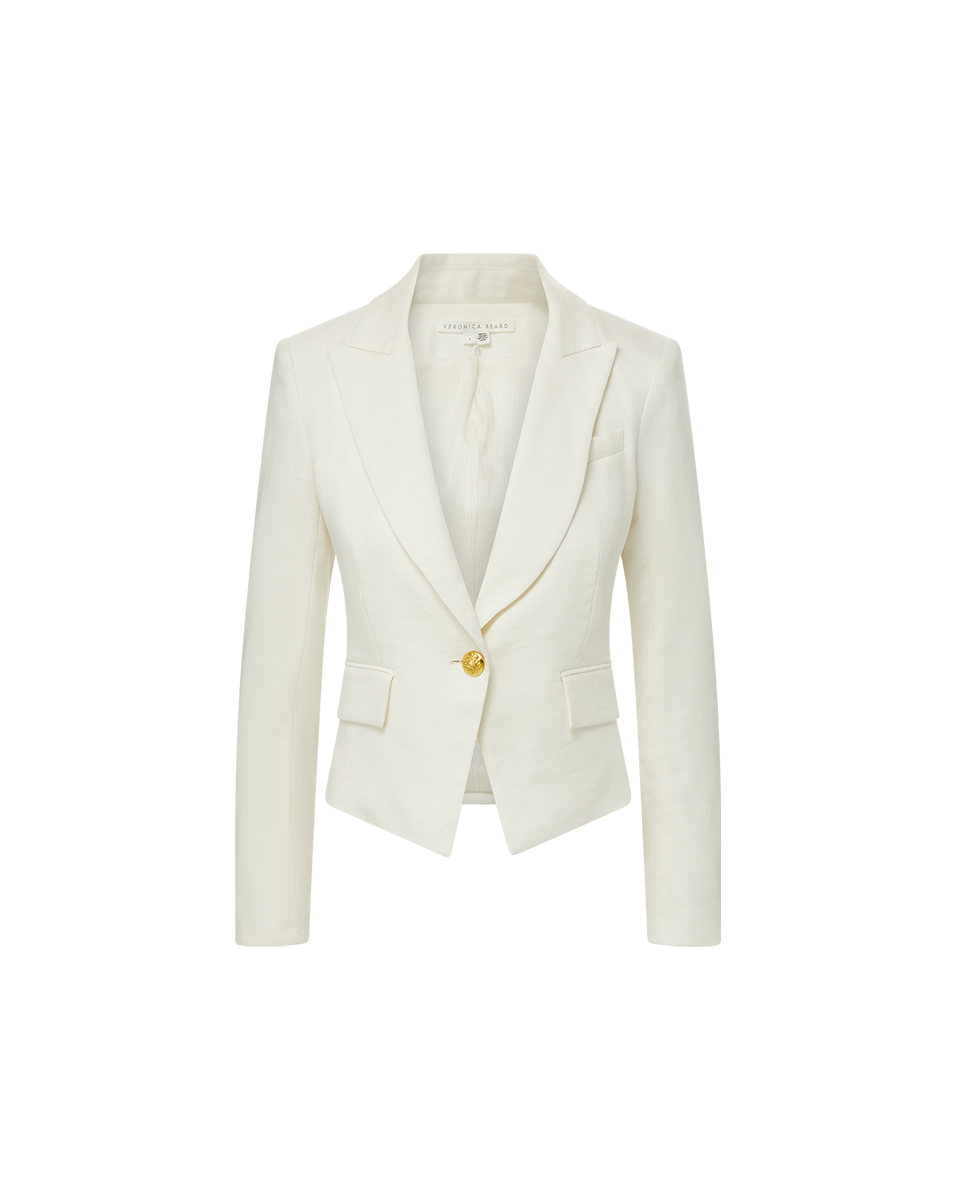 Veronica Beard Hosanna Dickey Jacket - Off-White