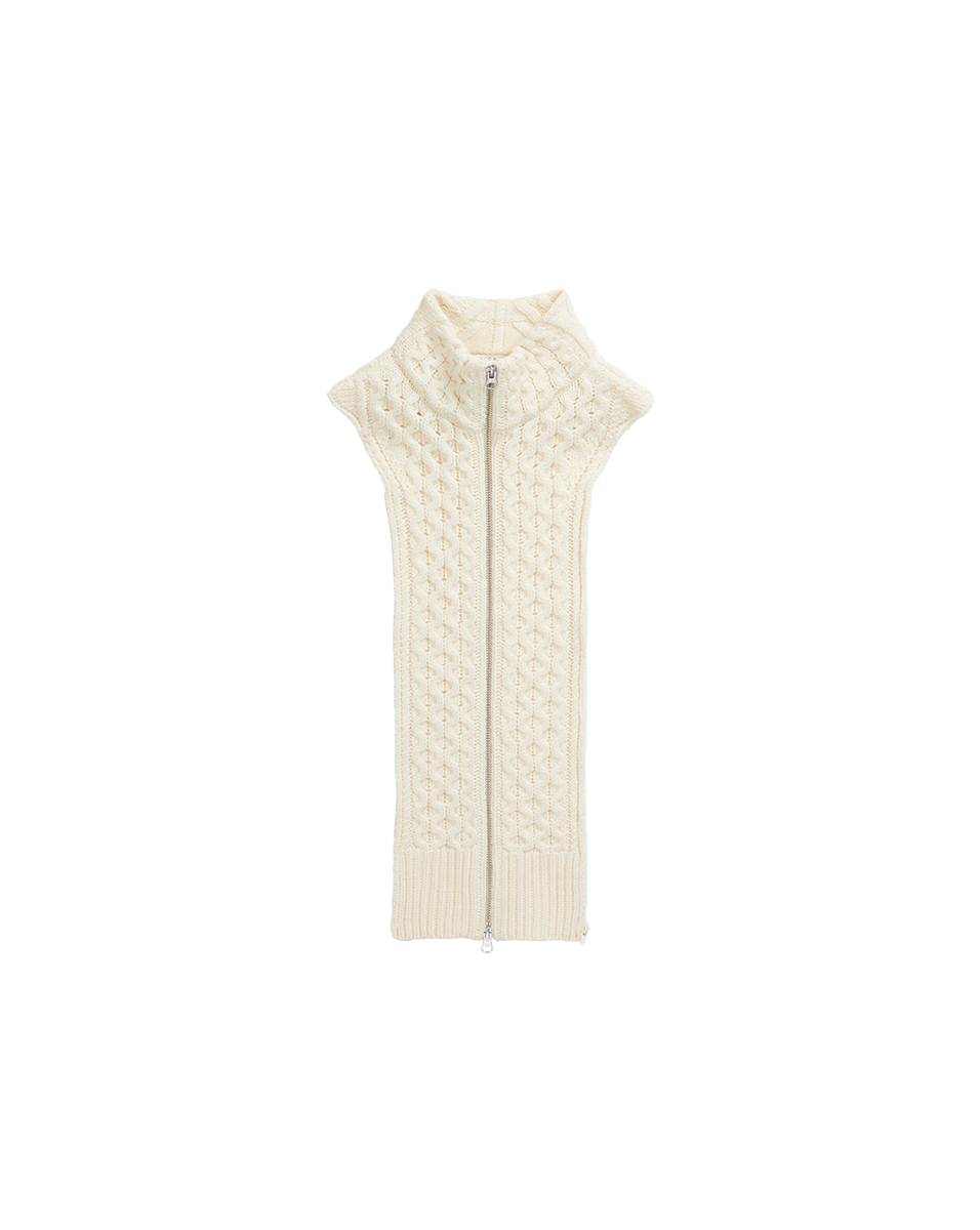 Veronica Beard Upstate Wool Dickey Ivory