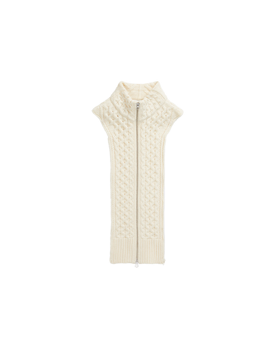 Veronica Beard Upstate Wool Dickey Ivory