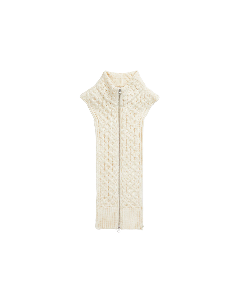 Veronica Beard Upstate Wool Dickey Ivory