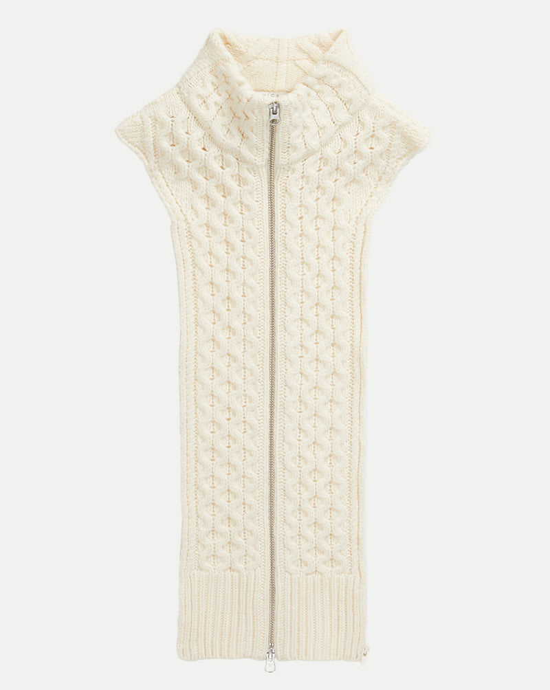 Veronica Beard Upstate Wool Dickey - Ivory