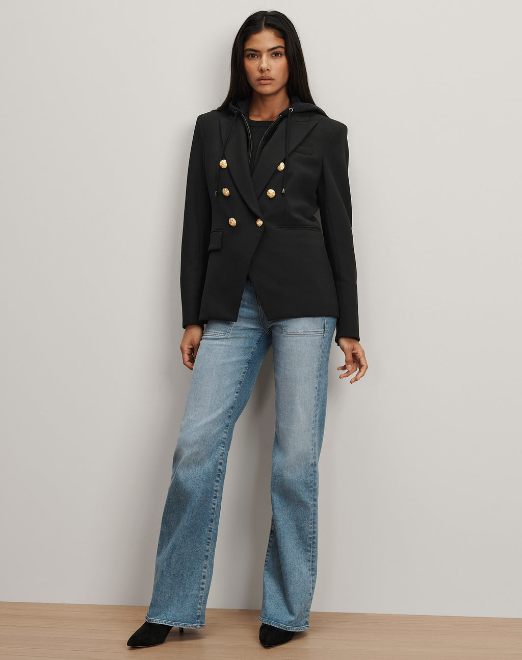 Veronica Beard Miller Dickey Jacket - Black/Gold