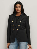 Veronica Beard Hoodie Dickey - Black