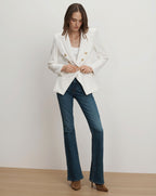 Veronica Beard Miller Dickey Jacket - Off-White/Gold