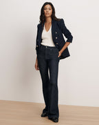Veronica Beard Miller Dickey Jacket - Navy/Silver