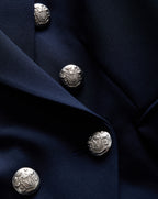 Veronica Beard Miller Dickey Jacket - Navy/Silver
