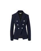 Veronica Beard Miller Dickey Jacket - Navy/Silver