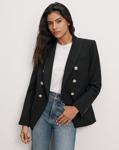 Veronica Beard Miller Dickey Jacket - Black/Silver