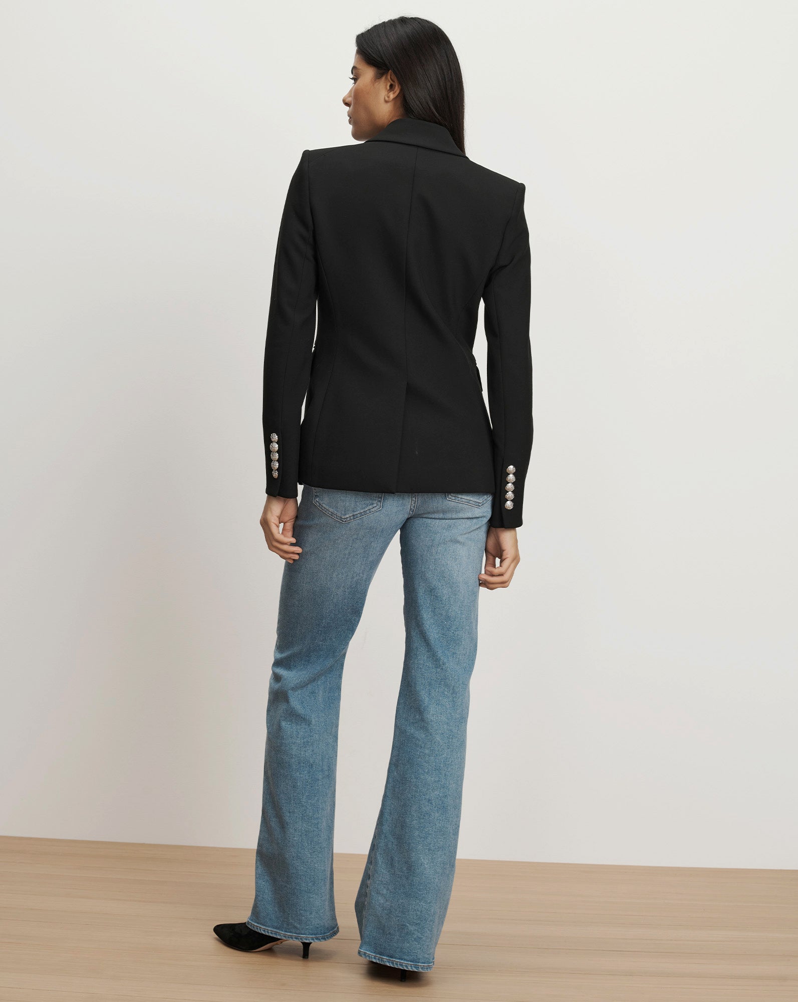 Veronica Beard Miller Dickey Jacket - Black/Silver