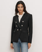 {{ outfit: core-miller-black-silver-1 }} ## Veronica Beard Miller Dickey Jacket - Black/Silver