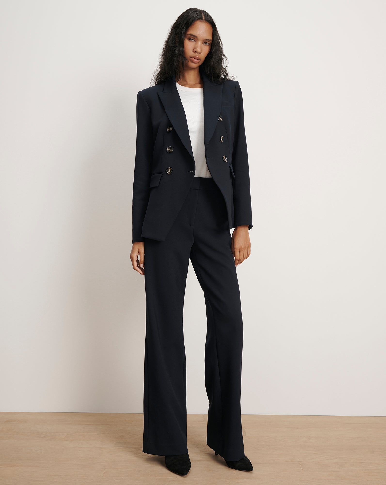Veronica Beard Tonelli Pant - Navy