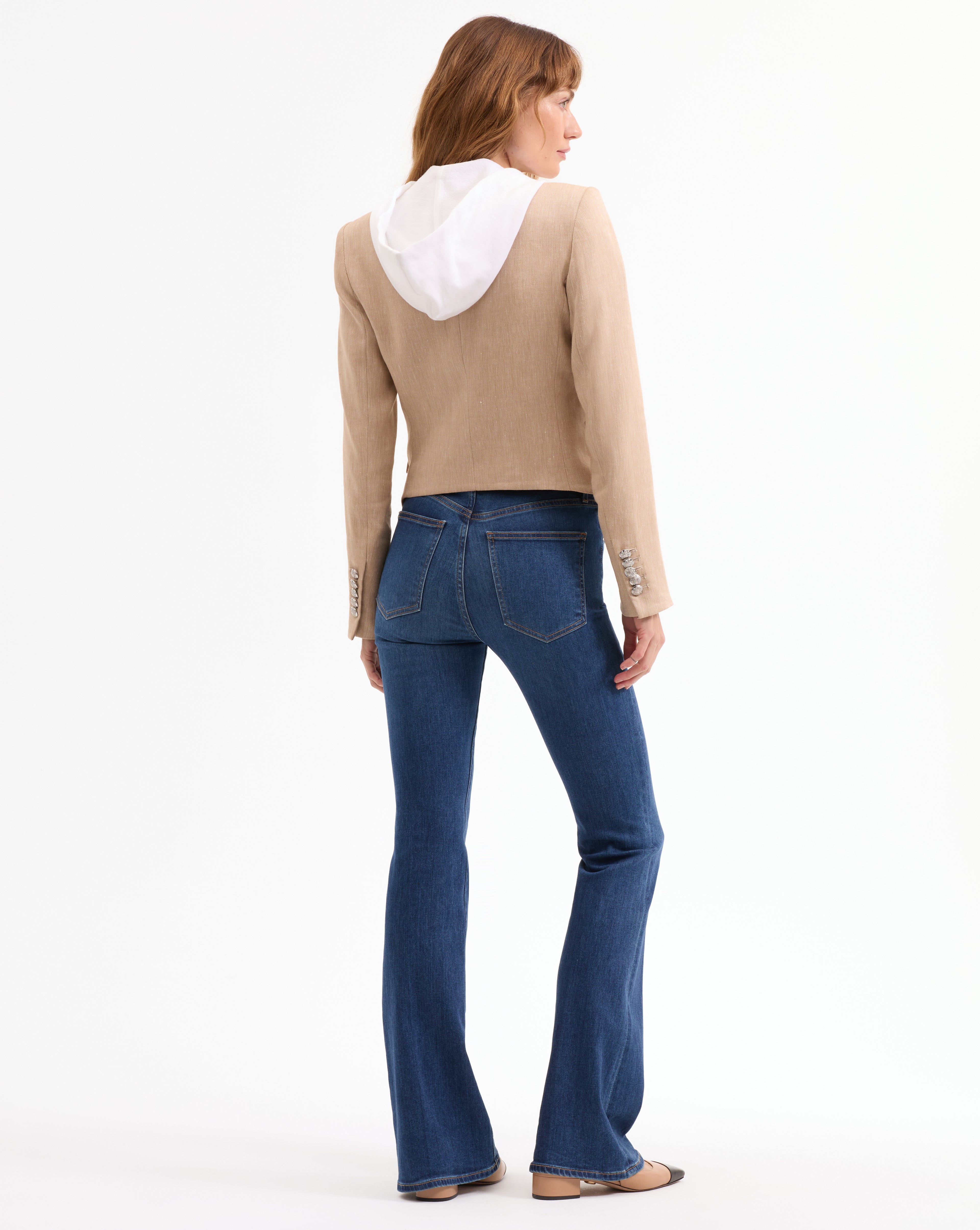 Veronica Beard Hosanna Dickey Jacket - Khaki Melange