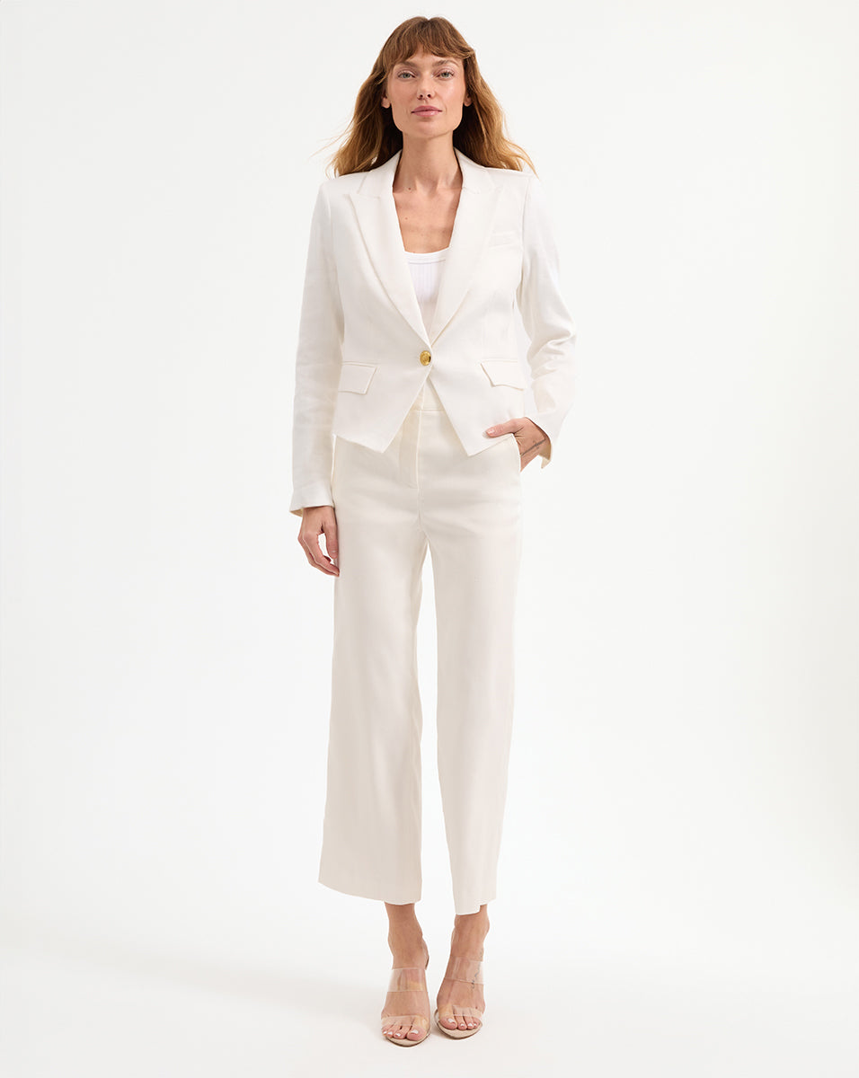 Veronica Beard Hosanna Dickey Jacket - Off-White