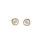 Veronica Beard Bay Stud Earrings Pearl