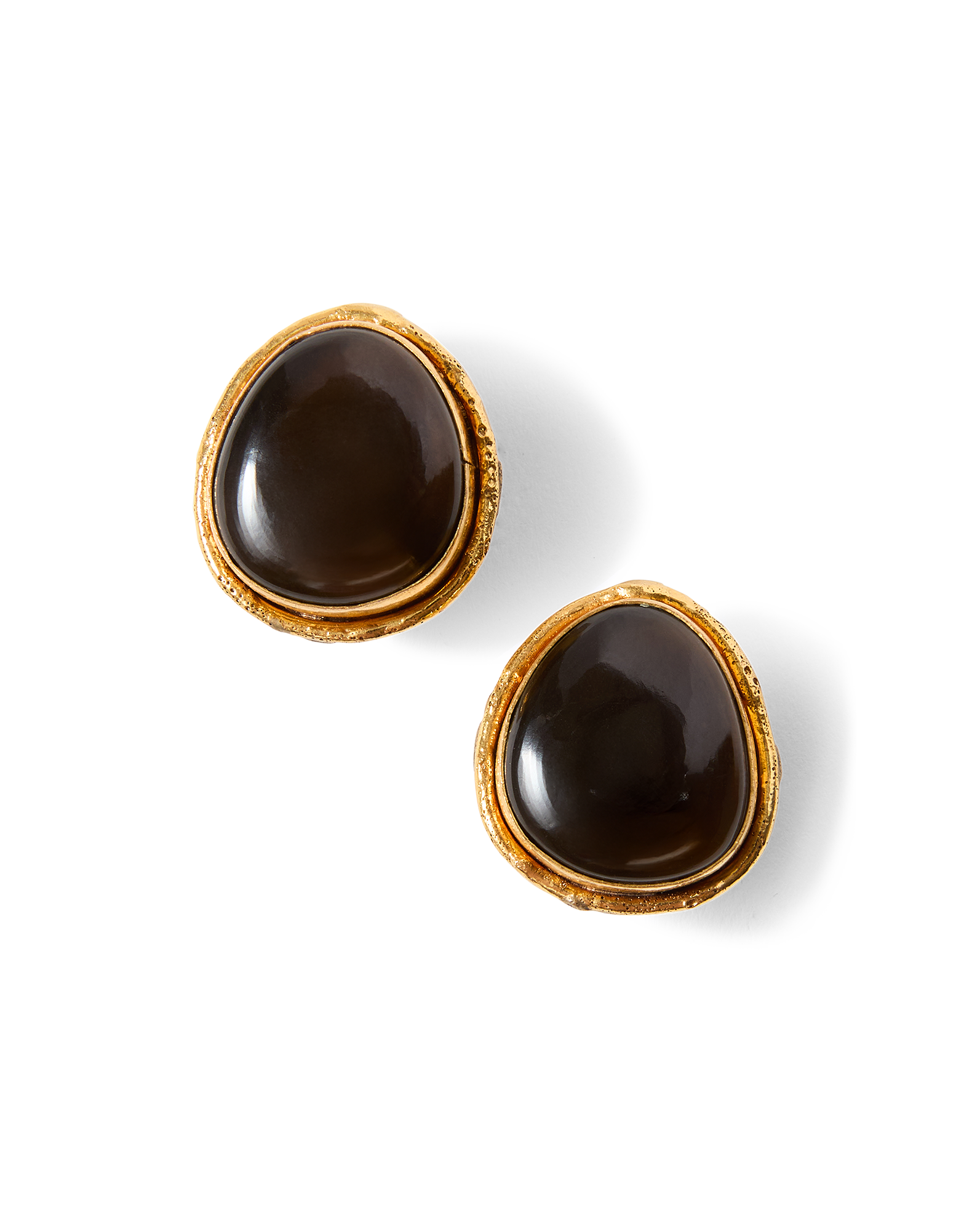 Veronica Beard Macaroon Smoky Quartz Earring Smoky Quartz