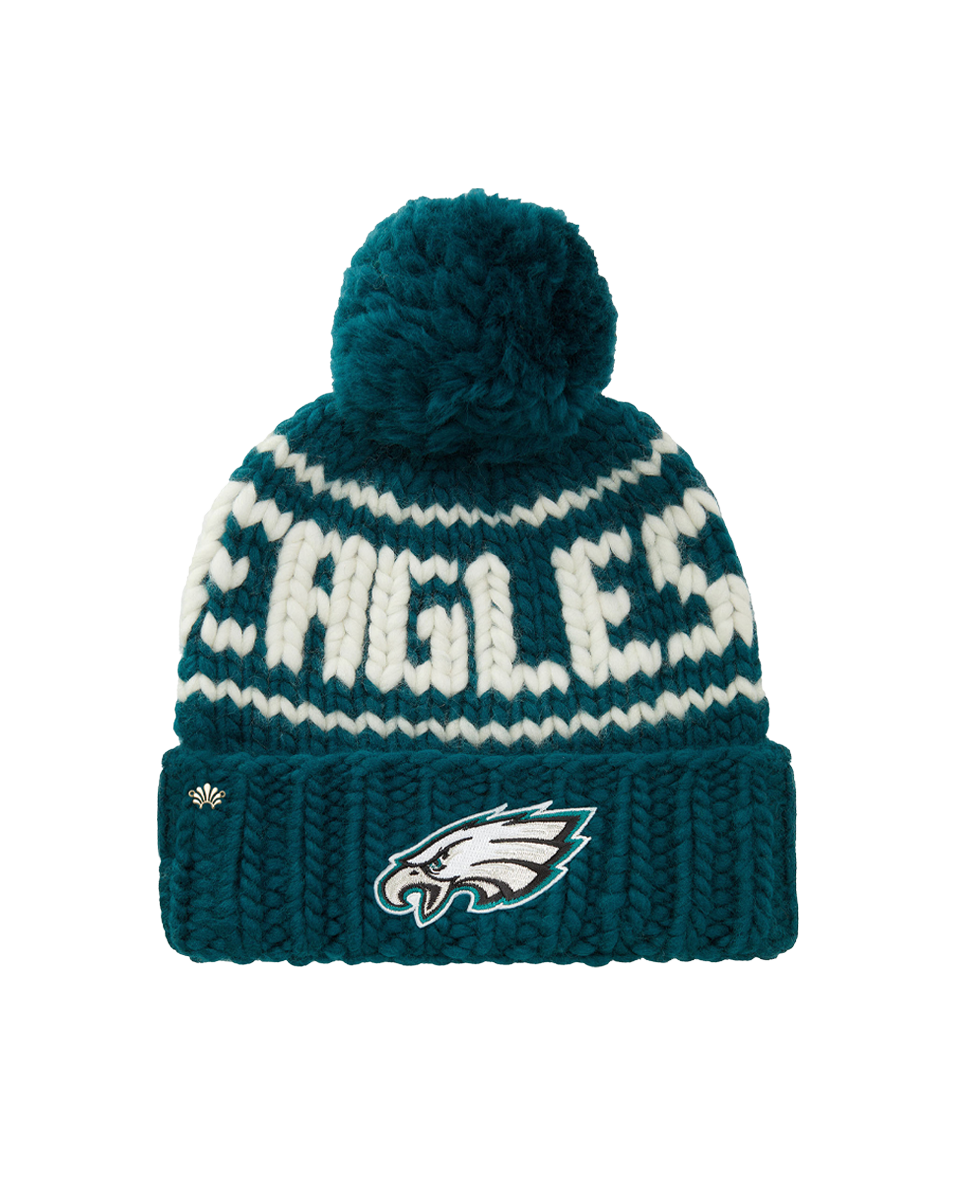 Veronica Beard Philadelphia Eagles Beanie Midnight Green