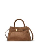 Veronica Beard Suede Dash Bag - Bark