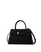 Veronica Beard Suede Dash Bag - Black