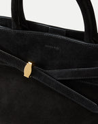 Veronica Beard Suede Dash Bag - Black
