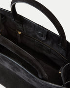 Veronica Beard Suede Dash Bag - Black