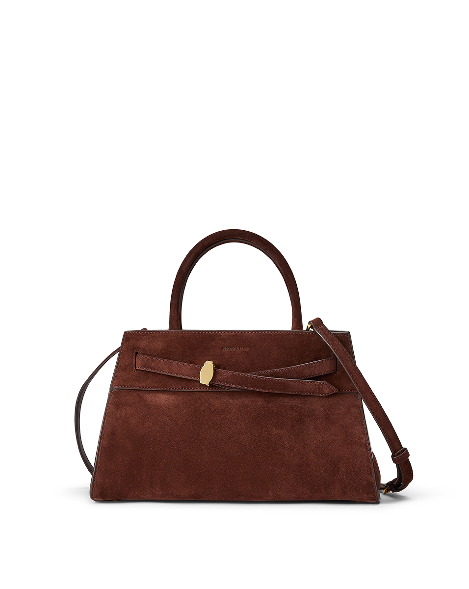 Veronica Beard Veronica Beard Suede Dash Bag Chestnut